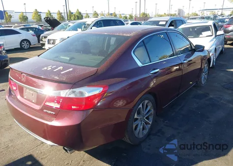2014 Honda Accord Sport из США, поврежденный, VIN 1HGCR2F57EA123346